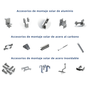 accesorios de montaje solar