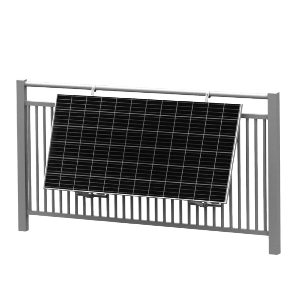 Sistema de montaje solar para balcón – Paneles solares en barandilla