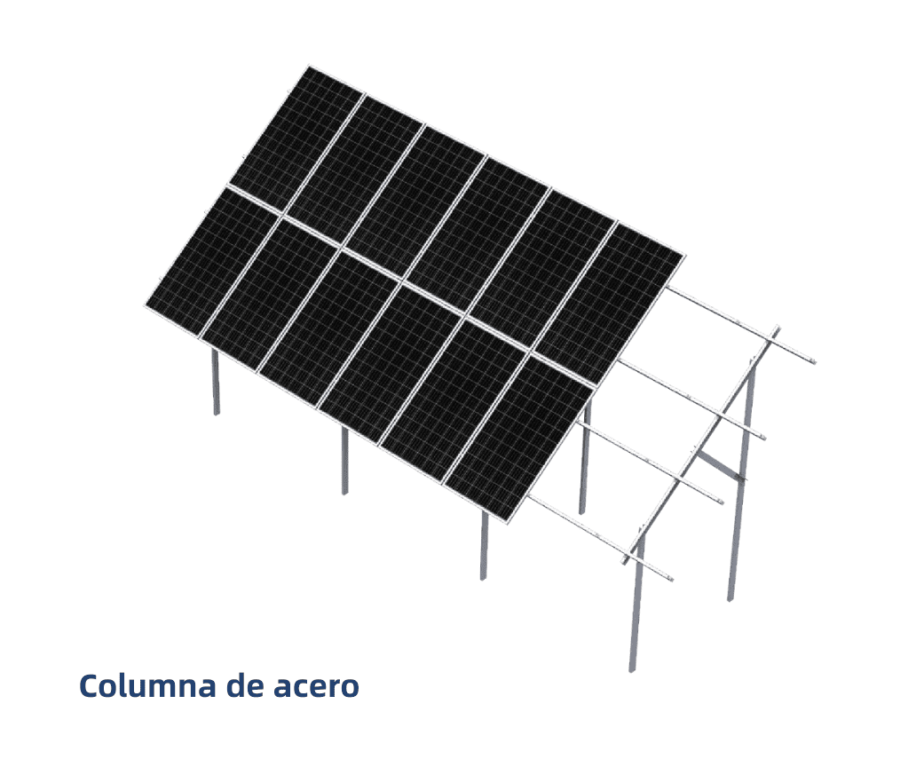 Estructura para terreno plano