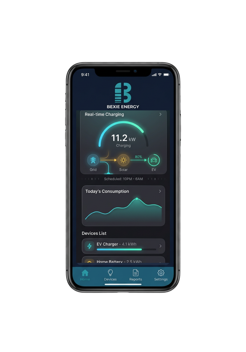 Bexie App carga eléctrica