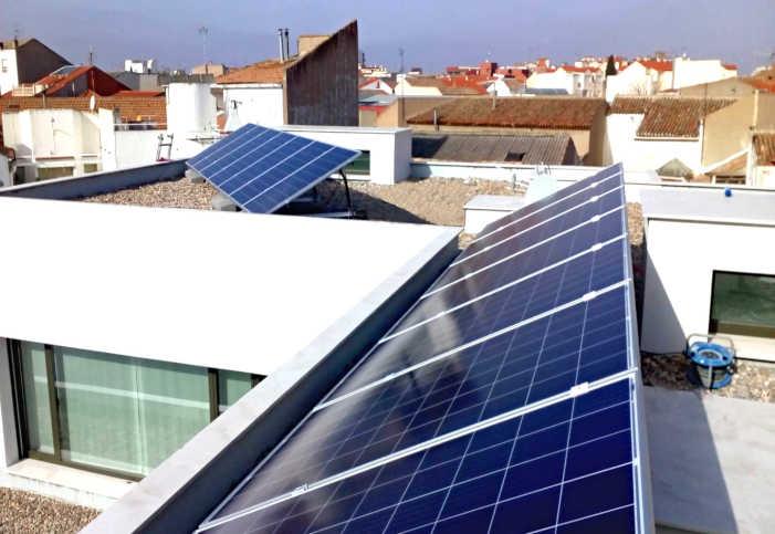 placas solares en vivienda de Talavera de la Reina, Toledo