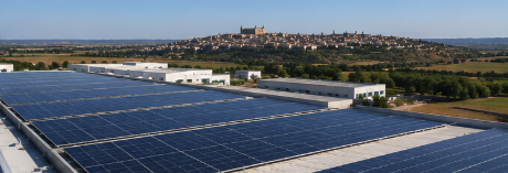instalación de placas solares en vivienda de Toledo