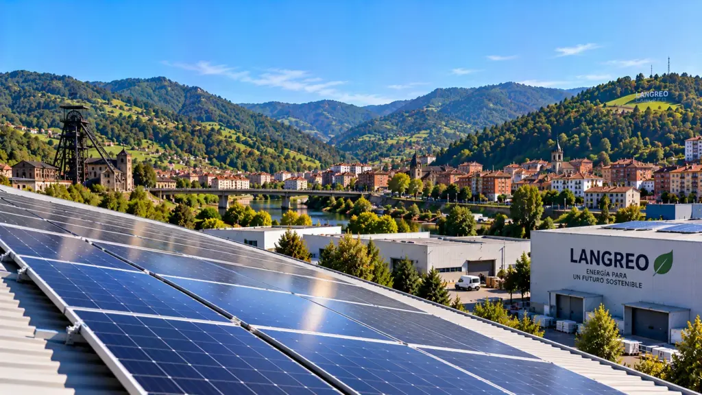Paneles solares sobre una cubierta
