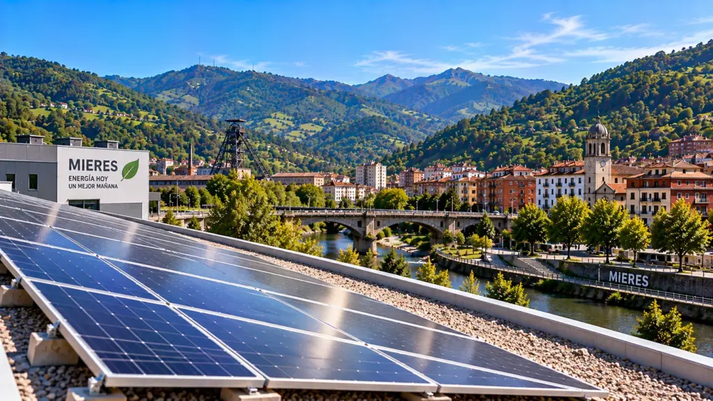 Paneles solares sobre una cubierta