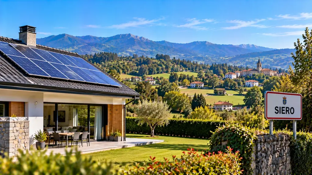 Paneles solares sobre una cubierta