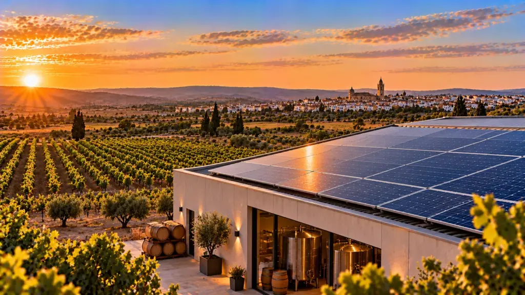 Paneles solares sobre una cubierta
