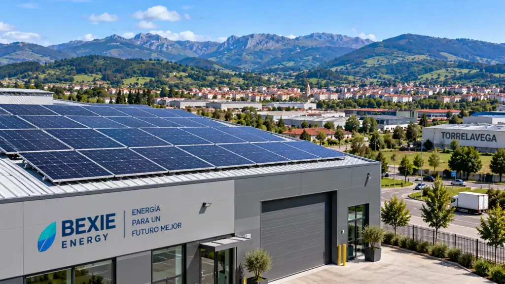 Paneles solares sobre una cubierta
