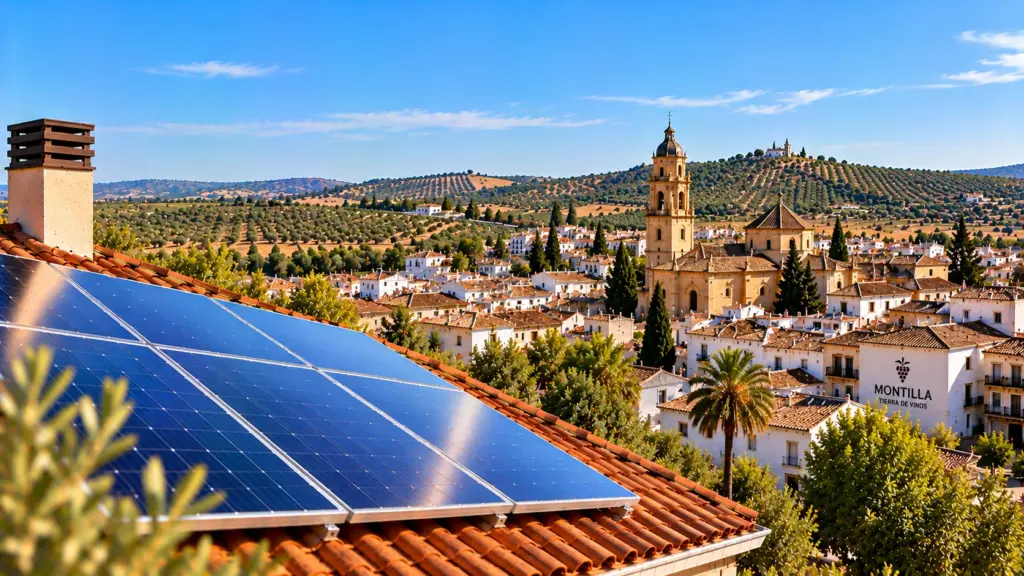 Paneles solares sobre una cubierta