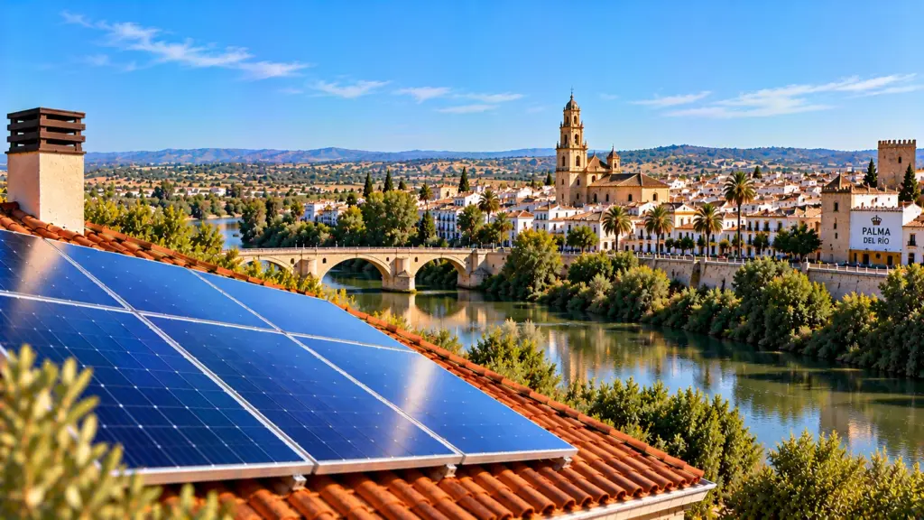 Paneles solares sobre una cubierta