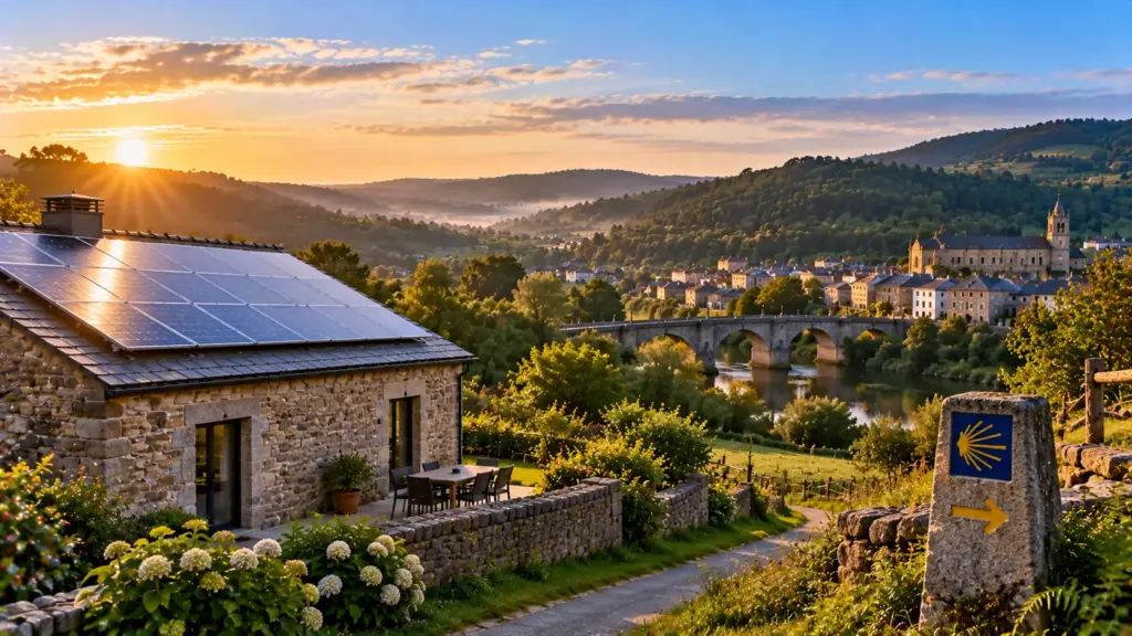 Paneles solares sobre una cubierta