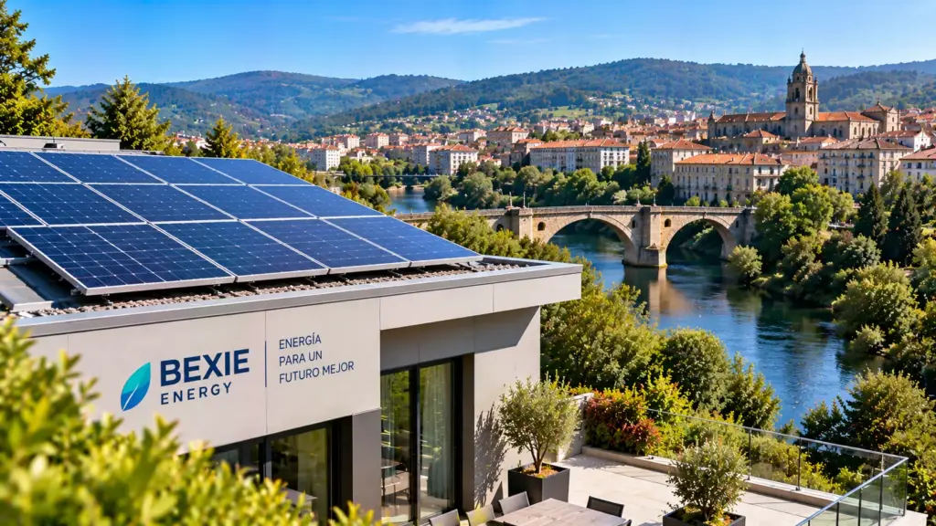 Paneles solares sobre una cubierta