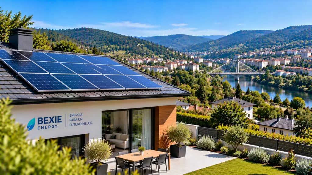 Paneles solares sobre una cubierta