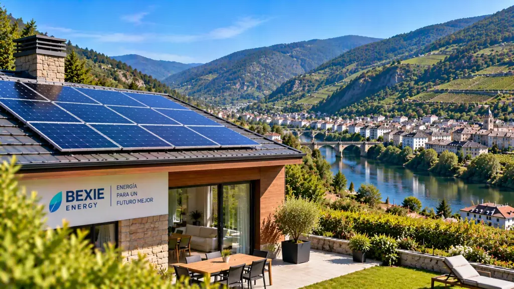 Paneles solares sobre una cubierta