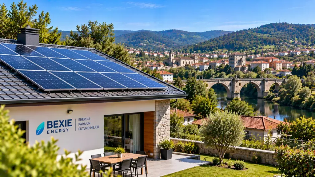 Paneles solares sobre una cubierta