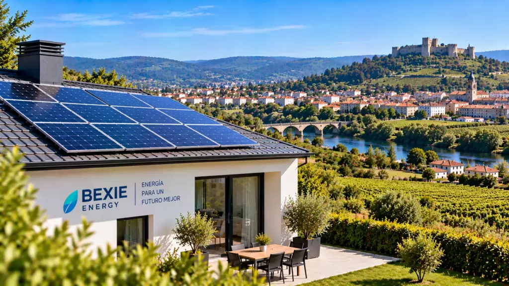 Paneles solares sobre una cubierta
