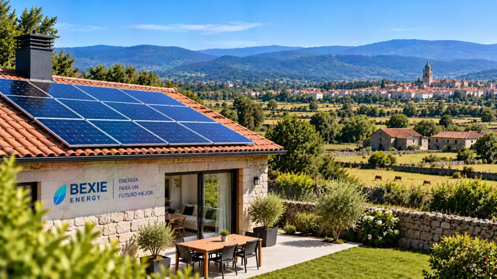 Paneles solares sobre una cubierta