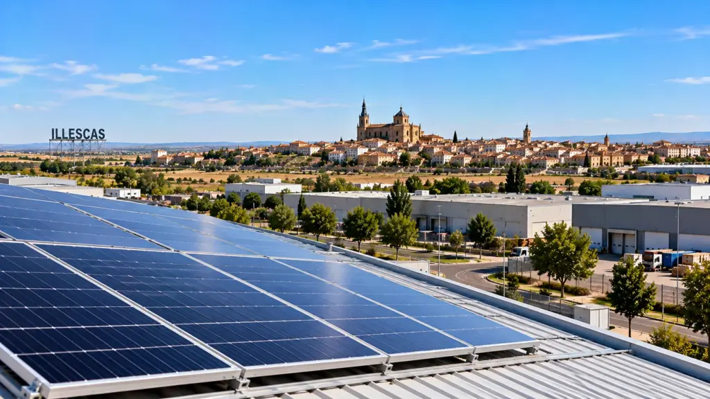 Paneles solares sobre una cubierta